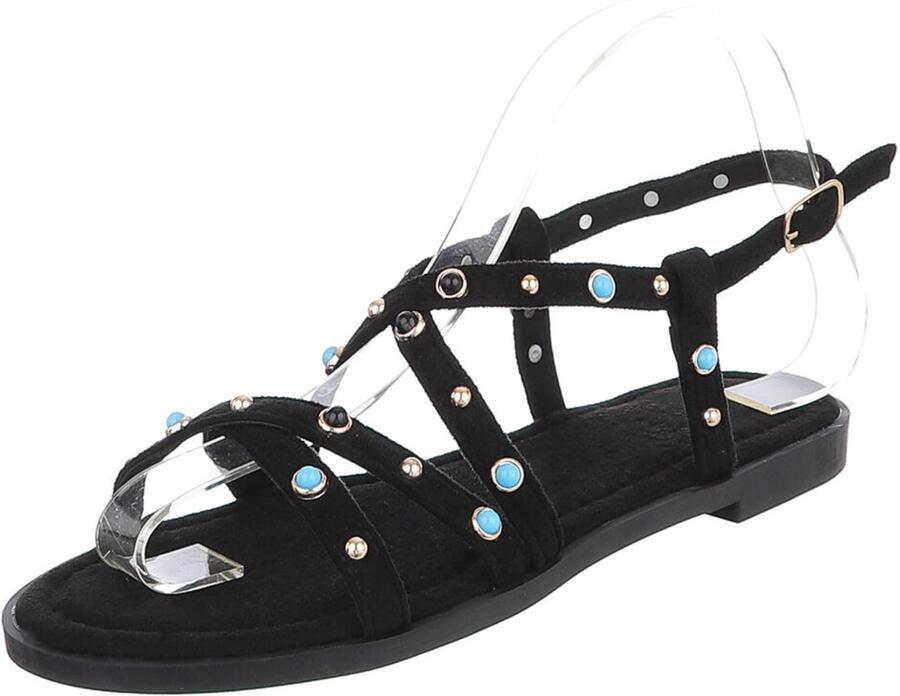 Italy Design Sandalen met gesp open model dames