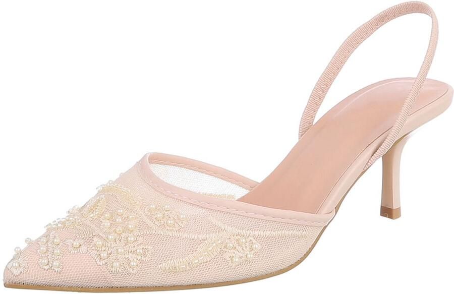 Italy Design Slingback Pumps Puntneus Dames
