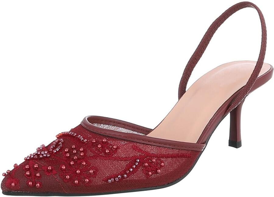 Italy Design Slingback Pumps Puntneus Dames