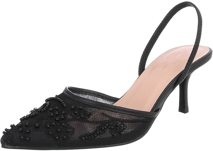 Italy Design Slingback Pumps Puntneus Dames