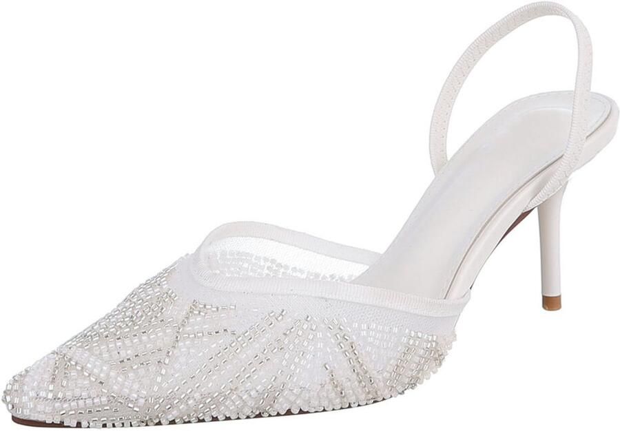 Italy Design Slingback Pumps Puntneus en hoge hak Dames