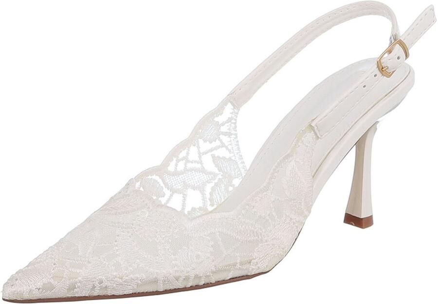 Italy Design Slingback pumps puntneus en hoge hak dames