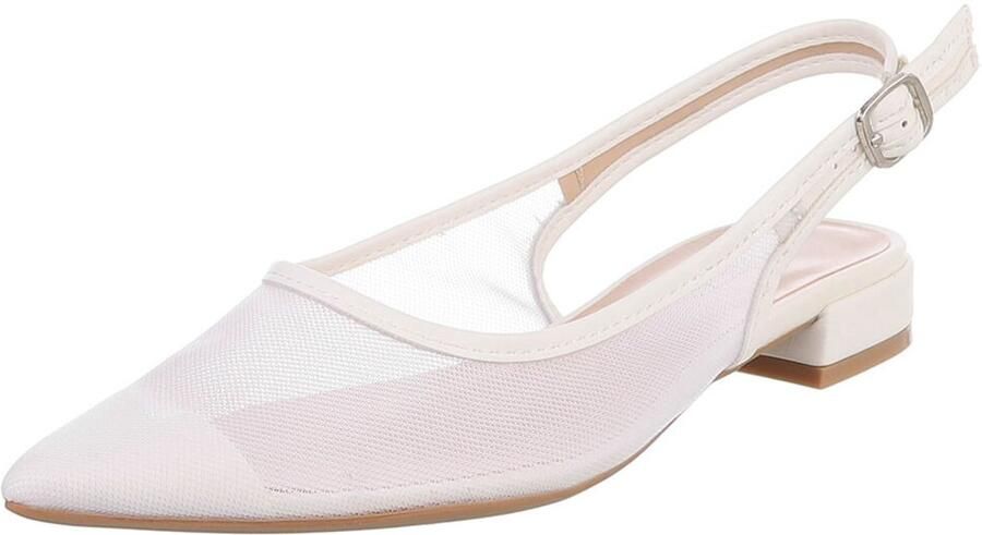Italy Design Slingback Pumps Puntneus en lage hak Dames
