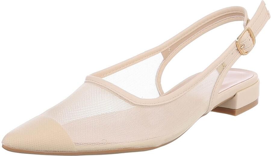 Italy Design Slingback Pumps Puntneus en lage hak Dames