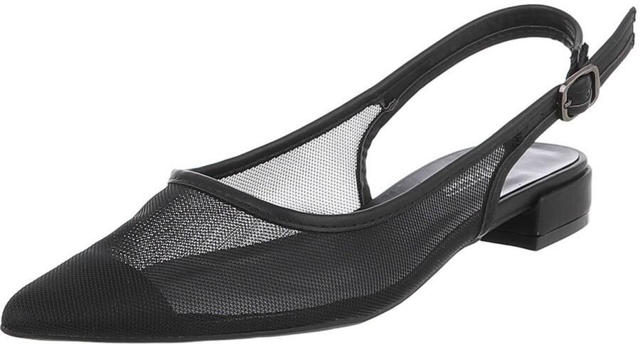 Italy Design Slingback Pumps Puntneus en lage hak Dames