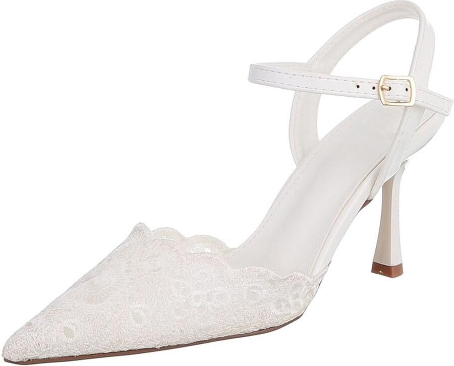 Italy Design Slingback Pumps Spitse Neus Dames