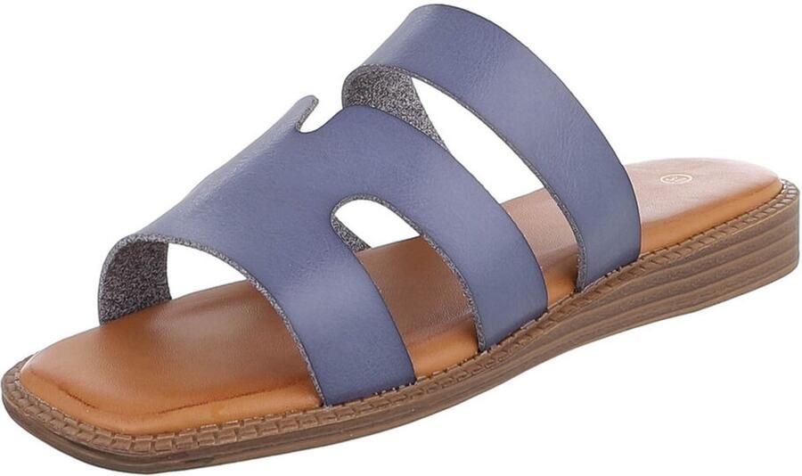 Italy Design Slipper Brede bandjes Dames