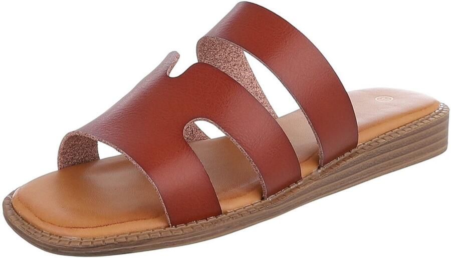Italy Design Slipper Brede bandjes Dames