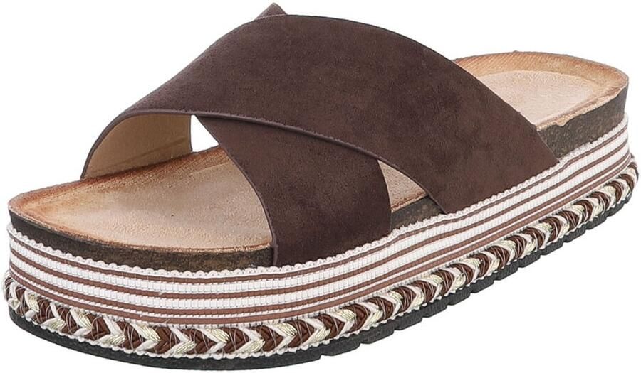 Italy Design Slipper Plateauzool Dames