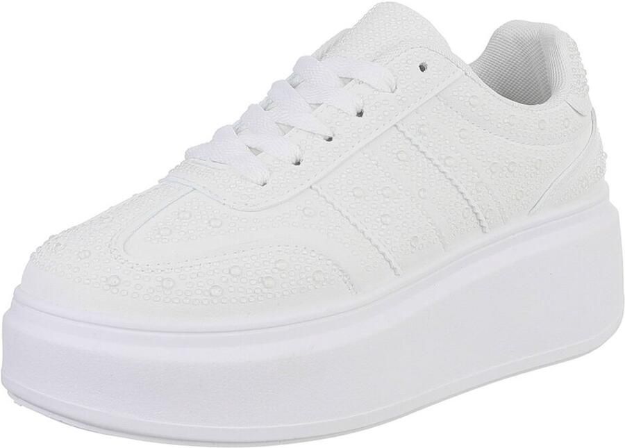 Italy Design Sneaker Chunky zool en vetersluiting Dames
