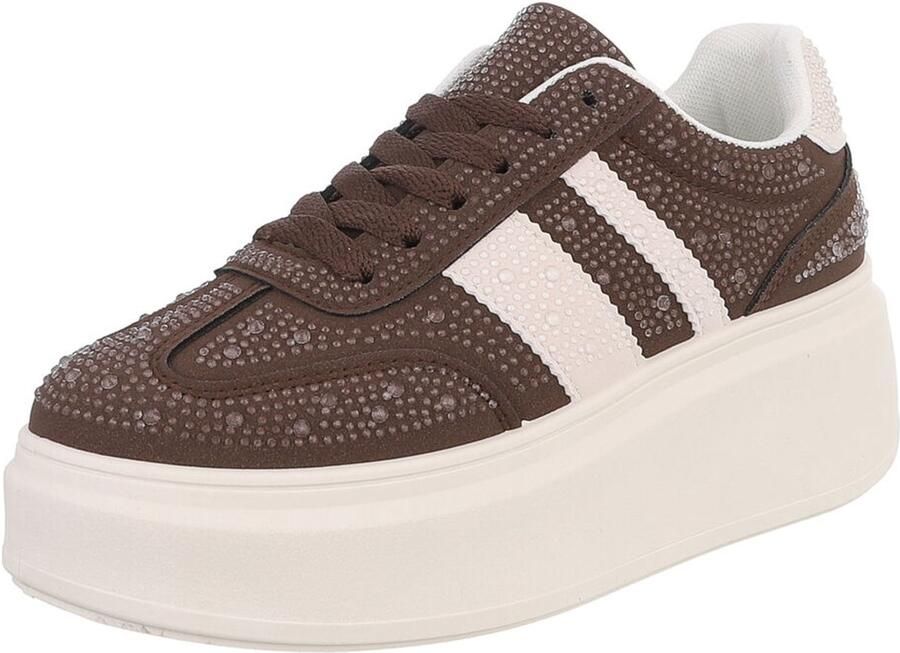 Italy Design Sneaker Chunky zool en vetersluiting Dames