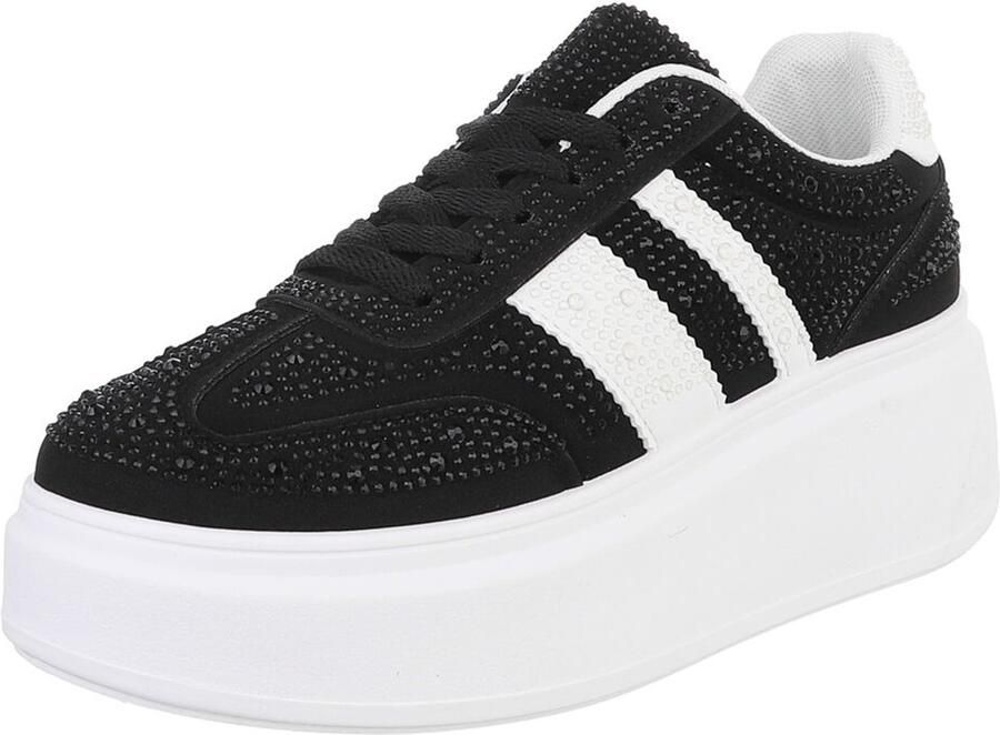 Italy Design Sneaker Chunky zool en vetersluiting Dames