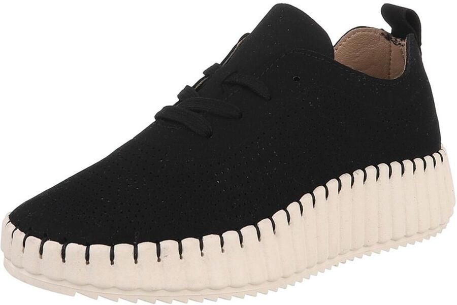 Italy Design Sneaker Geperforeerd Dames