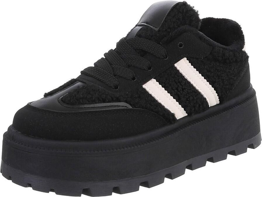 Italy Design Sneaker met plateauzool dames casual gebruik