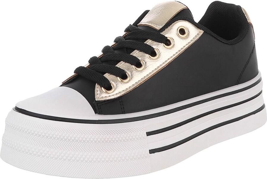 Italy Design Sneaker Plateauzool Dames