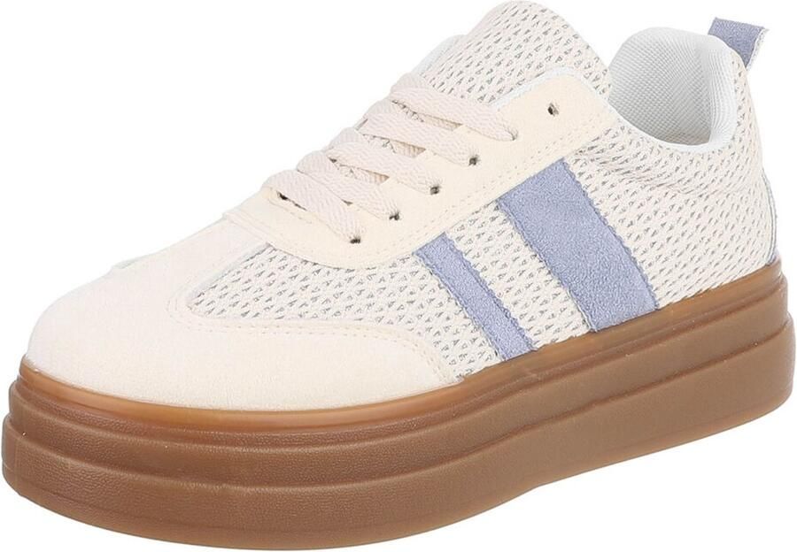 Italy Design Sneaker Platformzool en vetersluiting