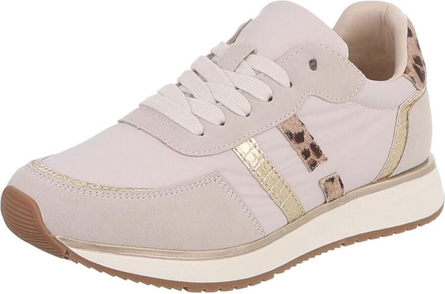 Italy Design Sneaker Vetersluiting en dikke zool Dames