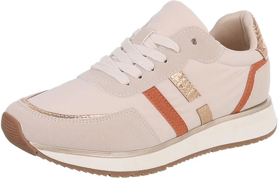 Italy Design Sneaker Vetersluiting en dikke zool Dames
