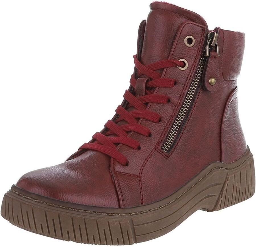 Italy Design Veterboot met ritssluiting dames dagelijks gebruik