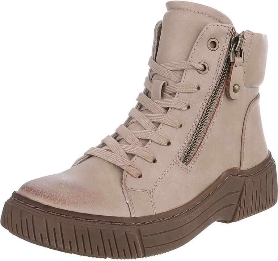 Italy Design Veterboot met ritssluiting dames dagelijks gebruik