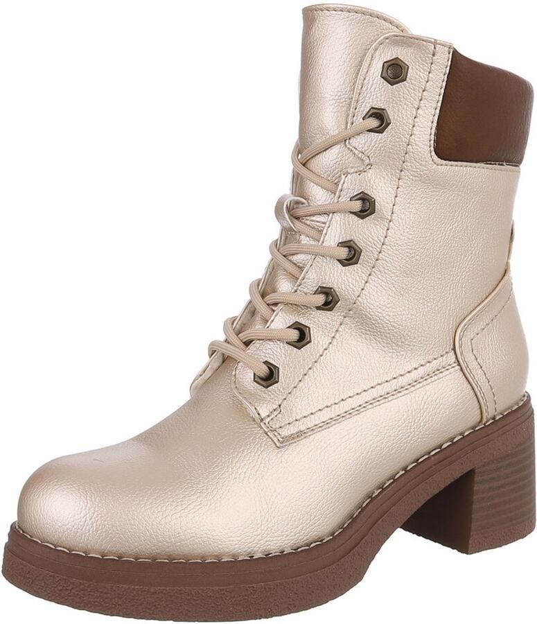 Italy Design Veterboots hoge schacht dames