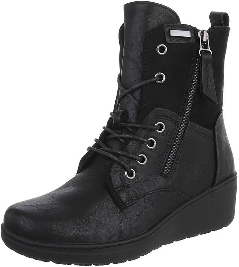 Italy Design Veterboots met rits enkellaars dagelijks gebruik