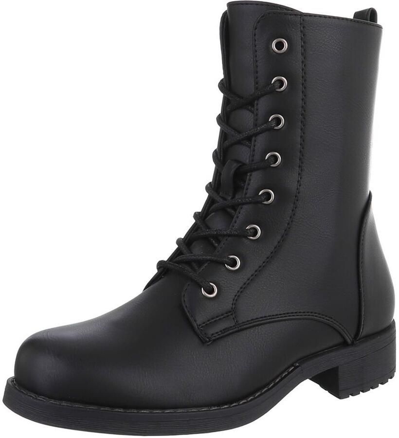 Italy Design Veterboots met vetersluiting dames