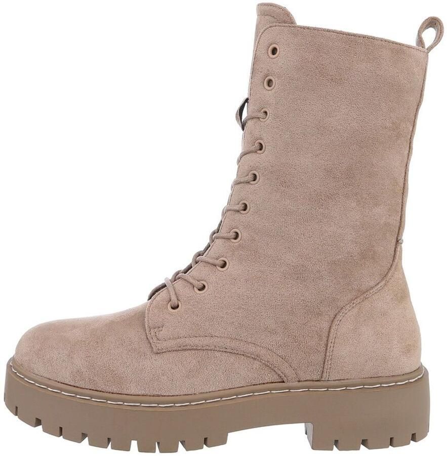 Italy Design Veterlaars Hoge schacht en grove zool Dames
