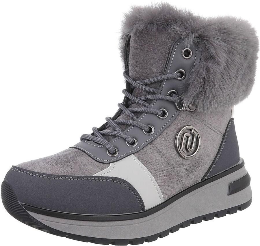 Italy Design Veterlaars met profielzool dames wintergebruik