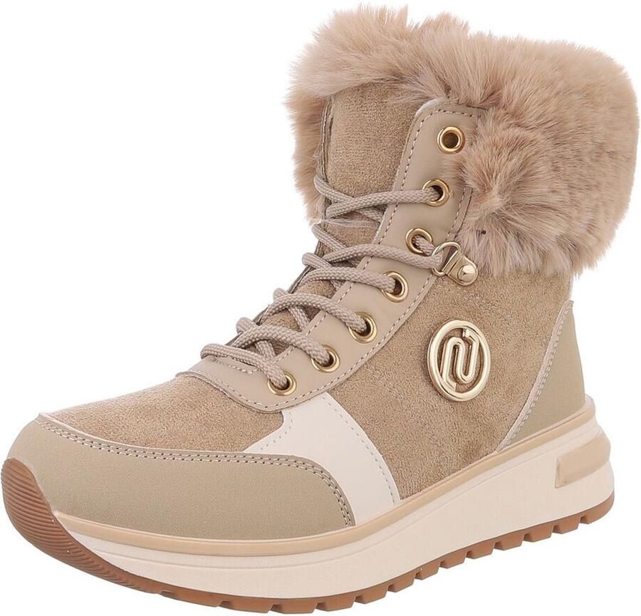 Italy Design Veterlaars met profielzool dames wintergebruik