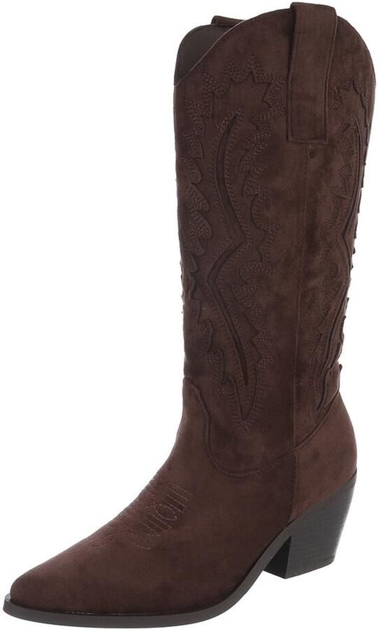 Italy Design Western laars hoge schacht dames