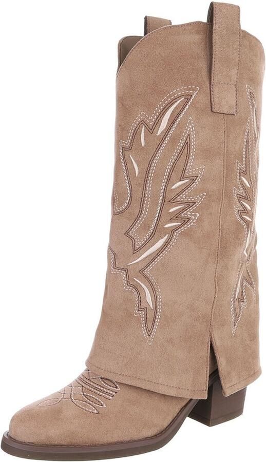 Italy Design Western laars hoge schacht dames