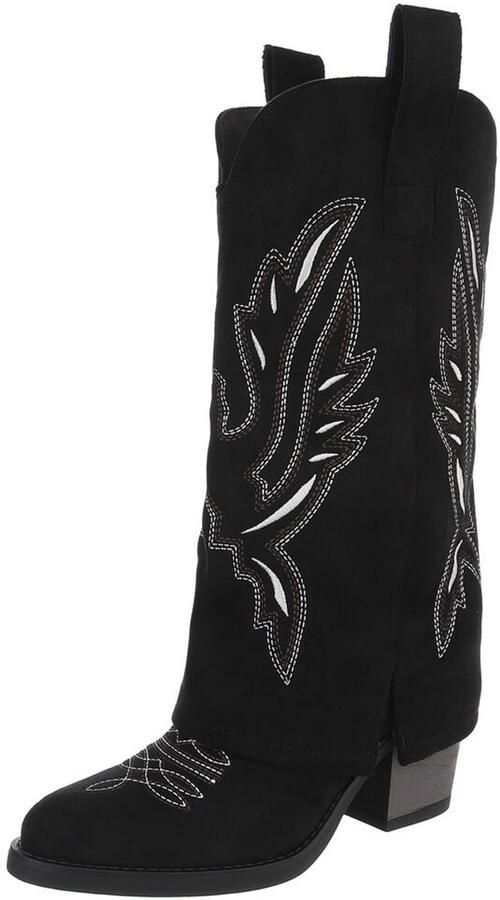 Italy Design Western laars hoge schacht dames