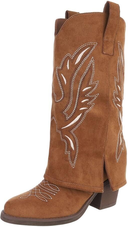 Italy Design Western laars hoge schacht dames