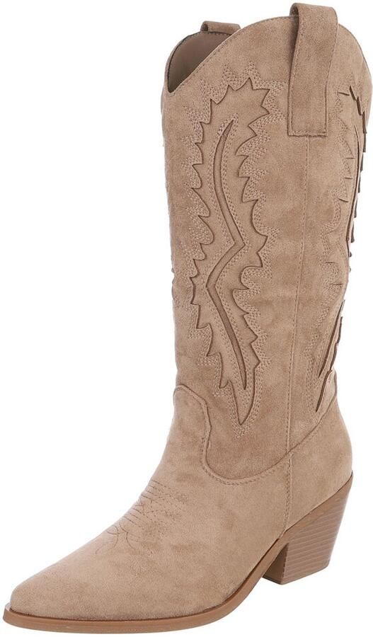 Italy Design Western laars hoge schacht dames