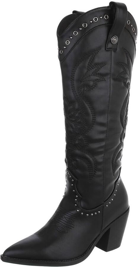 Italy Design Western laarzen hoge schacht dames