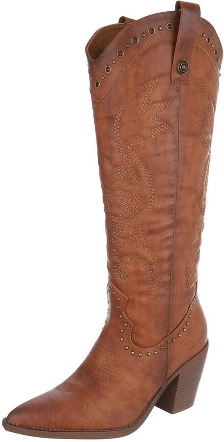 Italy Design Western laarzen hoge schacht dames