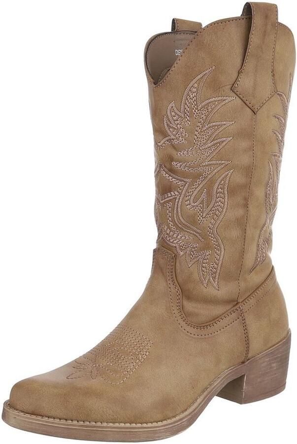 Italy Design Western laarzen hoge schacht dames
