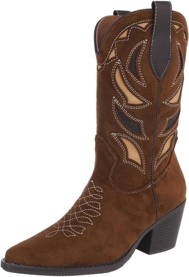 Italy Design Western laarzen Hoge schacht Dames
