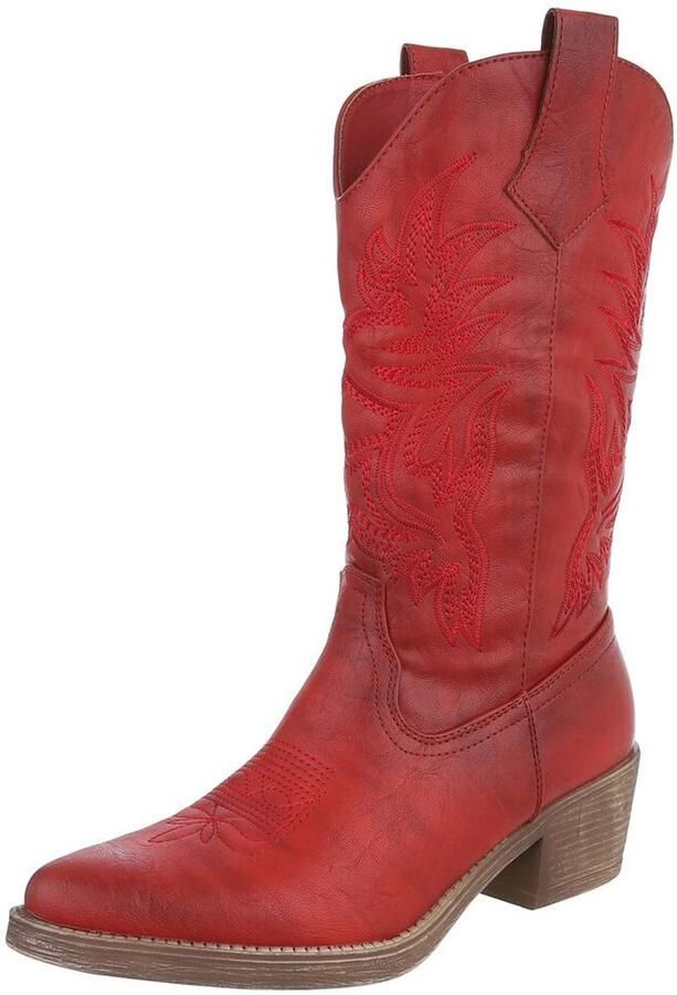 Italy Design Western laarzen hoge schacht dames