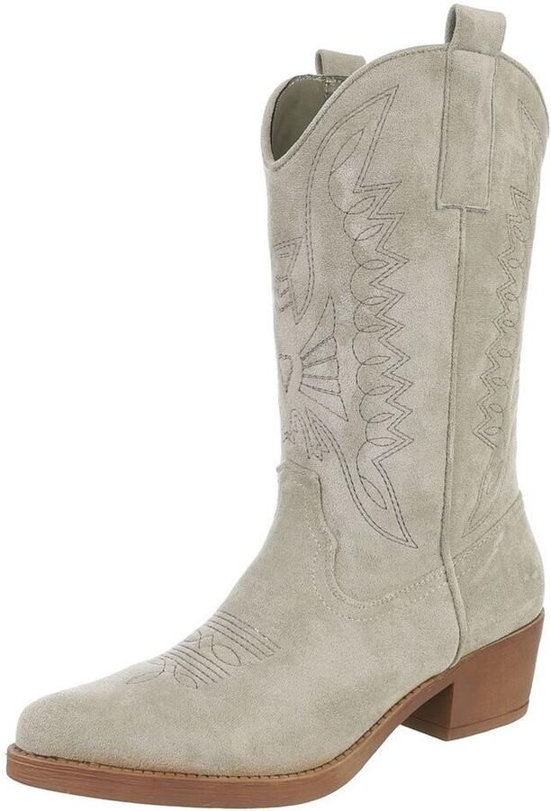 Italy Design Western laarzen hoge schacht dames