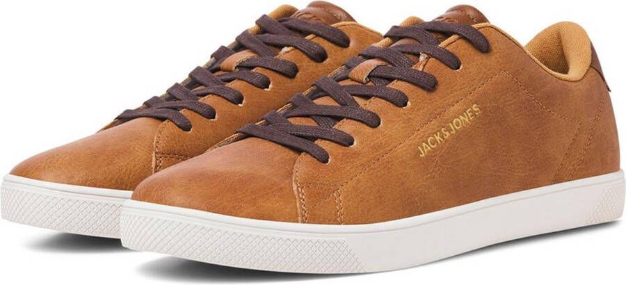 JACK & JONES Heren Sneaker Boss Pu Sneaker Cognac COGNA