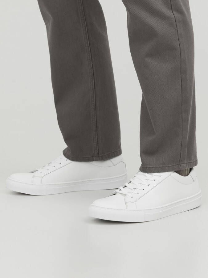 JACK & JONES Corey Leather Sneakers Wit Man