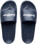 JACK & JONES Heren Badslipper Jerry Moulded Logo Slider Blauw - Thumbnail 3