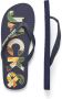 JACK & JONES Jfwlogo Palm Print Flip Flop teenslippers donkerblauw - Thumbnail 2
