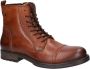 JACK & JONES JACK&JONES ADDITIONALS JFWRUSSEL LEATHER COGNA LN Heren Laarzen - Thumbnail 8