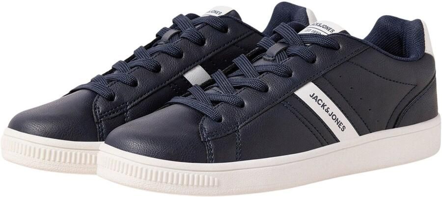 JACK & JONES Jfwblaze Basic sneakers donkerblauw wit - Foto 4