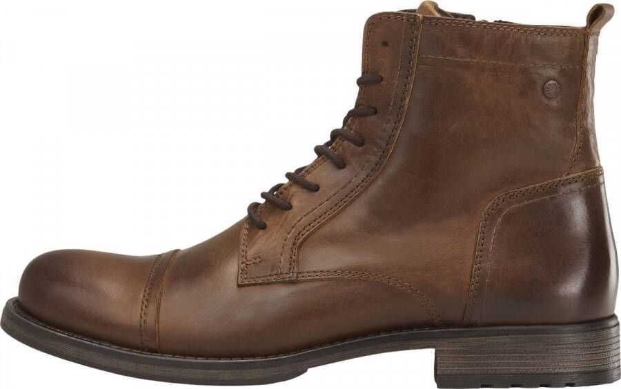 JACK & JONES JACK&JONES ADDITIONALS JFWRUSSEL LEATHER COGNA LN Heren Laarzen - Foto 2