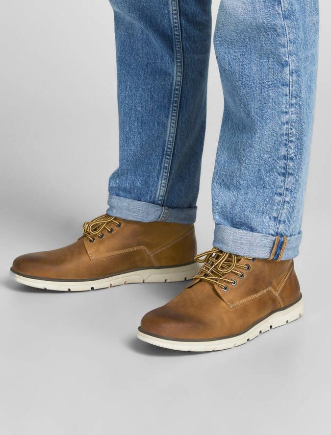 JACK & JONES JACK&JONES FOOTWEAR JFWTUBAR LEATHER HONEY SN Heren Laarzen - Foto 5
