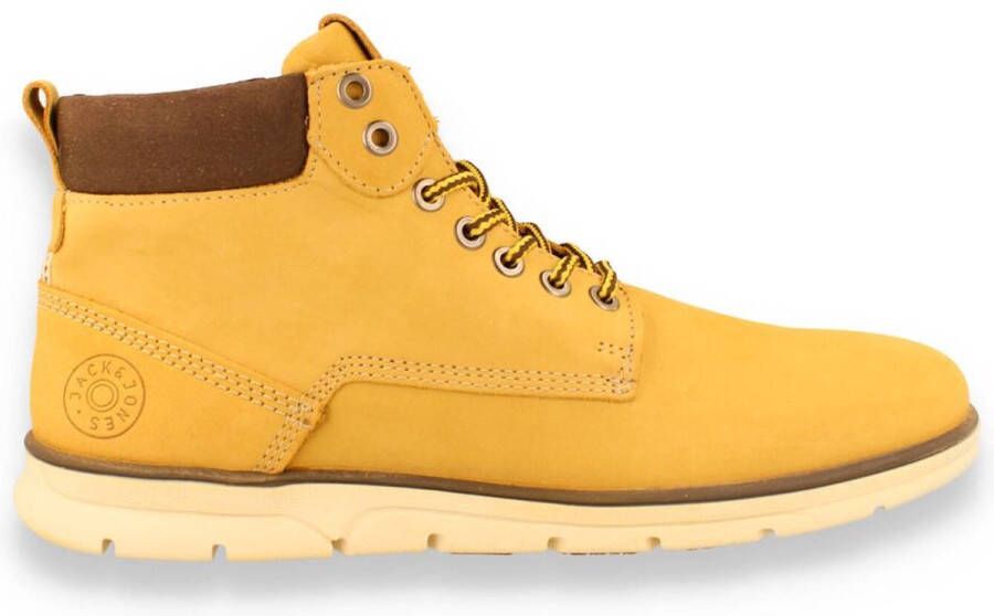 JACK \u0026 JONES JACK\u0026JONES FOOTWEAR veterboots Mosterd-43 - Schoenen.nl